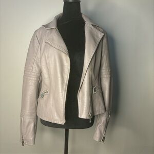 Faux leather jacket